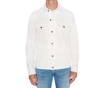 Pepe Jeansvoor mannen. PM402972TA8 Relaxed jack wit (L), Casual, Katoen, Lange mouwen
