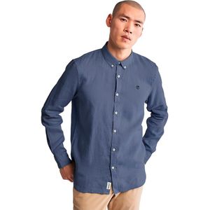 Timberland Mill River Long Sleeve Shirt Blauw M Man