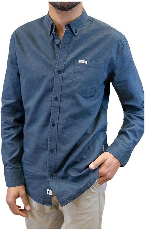 Bendorff - 840225169 - Overhemd - Marineblauw - Katoen - Lange Mouwen