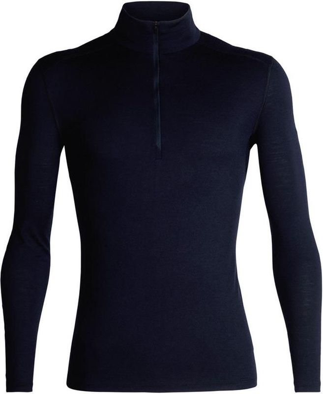 Ondershirt Icebreaker Mens 200 Oasis LS Half Zip Midnight Navy