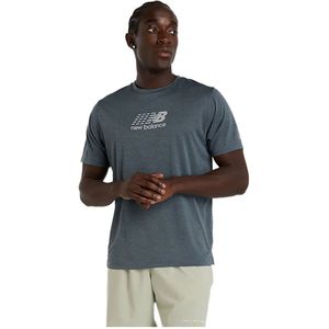 New Balance Athletics Reflective Graphic T-shirt Met Korte Mouwen
