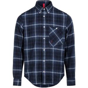 The Mountain Studio Button Down Flannel Check Overhemd Met Lange Mouwen