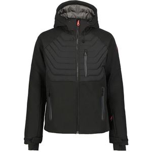 Icepeak - Ebern - Softshelljack - Zwart - 46 - Waterdicht