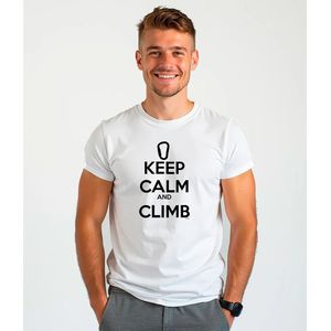 Kruskis Keep Calm And Climb T-shirt Met Korte Mouwen