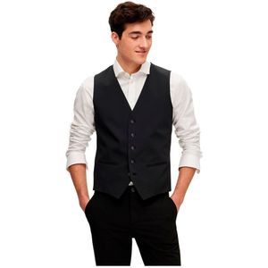 Selected Liam Slim Fit Vest Zwart 98 Man