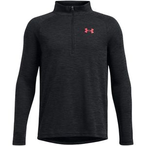 Under Armour - Tech Textured - T-shirt - Zwart - Lange Mouw - 7 Years