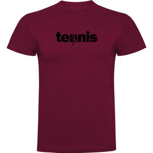 Kruskis Word Tennis Short Sleeve T-shirt Rood XL Man