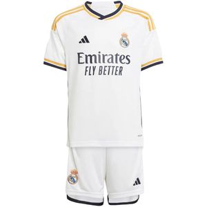 adidas - Real Madrid 23/24 - Thuis Junior Set - Wit - AEROREADY