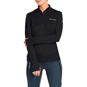 Vaude - Livigno Halfzip II - T-shirt - Groen - Elastisch - Dames
