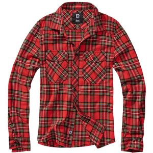 Brandit Check Long Sleeve Shirt Rood 6XL Man