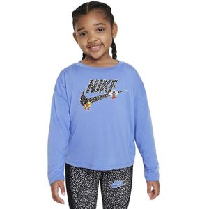 Nike Kids Knit Long Sleeve Top Blauw 24 Months-3 Years Meisje