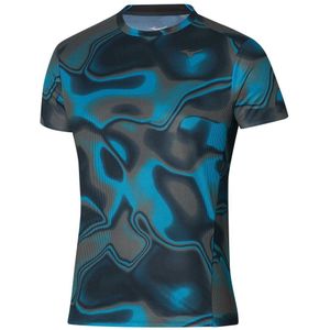 Mizuno Premium Aero Short Sleeve T-shirt Blauw XL Man