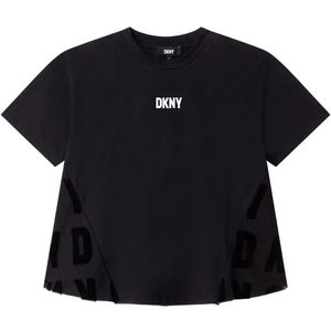Dkny D35s43 Short Sleeve T-shirt Zwart 8 Years