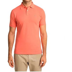 Hackett Slim Fit Logo Korte Mouw Poloshirt
