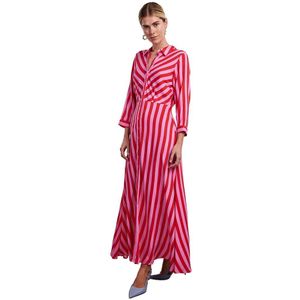 Yas Savanna Long Sleeve Shirt Dress Rood,Roze L Vrouw