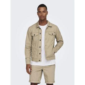 Only & Sons Coin Life Colour 4453 Denim Jacket Beige S Man