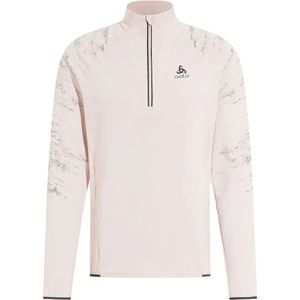 Odlo Zeroweight Ceramiwarm Reflective Sweatshirt Met Halve Rits
