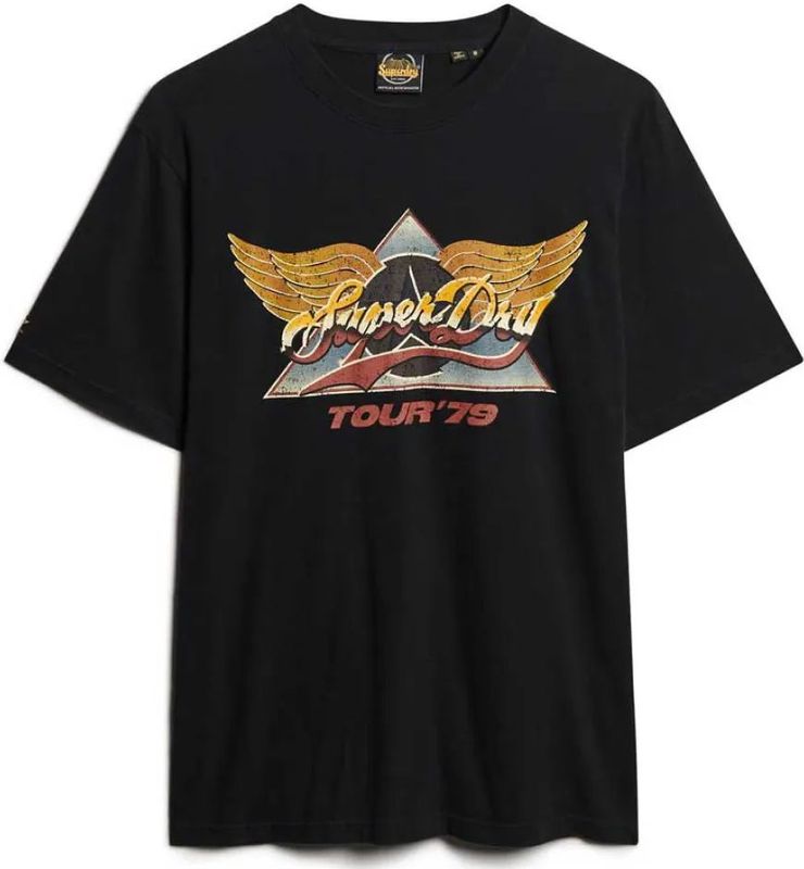 Superdry 70s Rock Graphic Band T-shirt Met Korte Mouwen