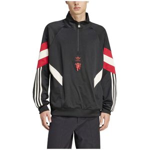 Adidas Manchester United Originals Crew Half Rits Sweatshirt