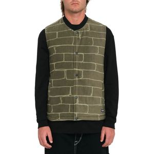 Volcom - Omkeerbaar Vest - Zwart - Polar Fleece en Polyester