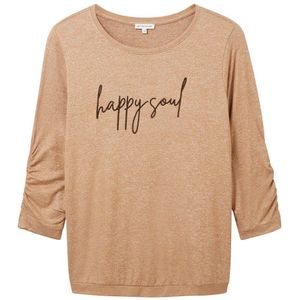 Tom Tailor 1038833 Cosy Wording T-shirt Met Korte Mouwen