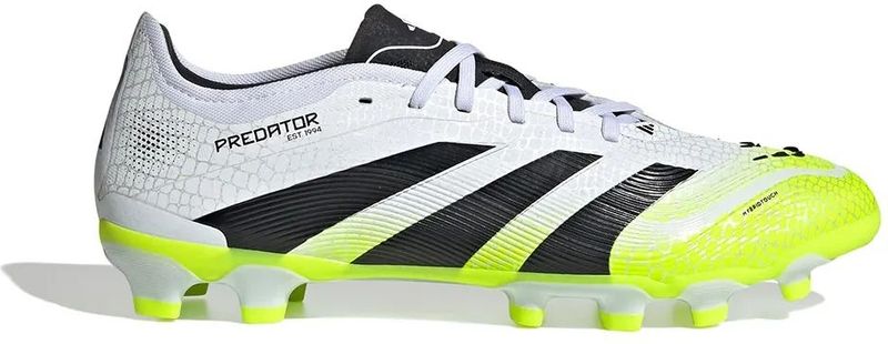 adidas - Predator Pro - Voetbalschoenen - Wit Zwart Neongeel - Synthetisch