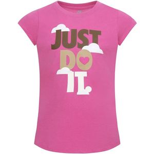Nike Kids Sweet Swoosh Just Do It T-shirt Met Korte Mouwen