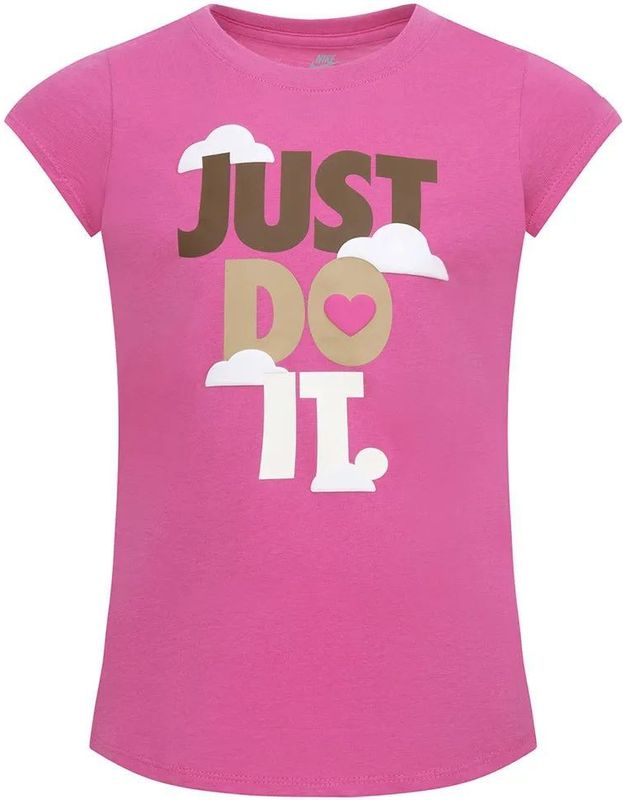 Nike Kids Sweet Swoosh Just Do It T-shirt Met Korte Mouwen