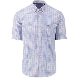 Fynch Hatton 14035031 Short Sleeve Shirt Paars L Man