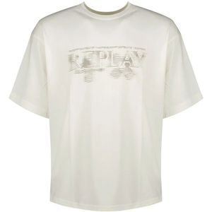 Replay Mmg340.000.23454 T-shirt Met Korte Mouwen