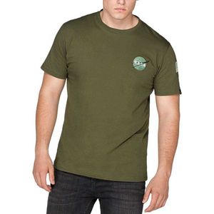 Alpha Industries Space Shuttle Short Sleeve T-shirt Groen XL Man