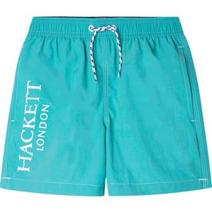 Hackett Branded Solid Swimming Shorts Blauw 5 Years Jongen