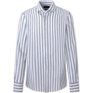 Hackett Mel Bold Stripe Long Sleeve Shirt Grijs 2XL Man