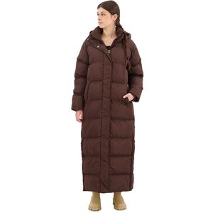 Superdry Maxi Puffer Jacket Bruin L Vrouw