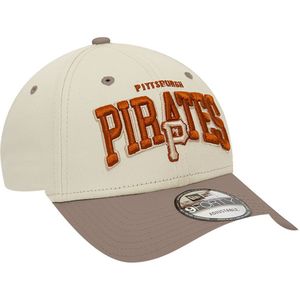 New Era White Crown 9forty Pittsburgh Pirates Cap Beige  Man