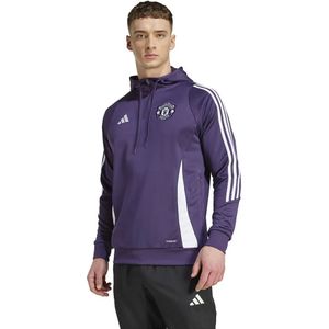 adidas - Manchester United Track Hoodie - Paars Wit