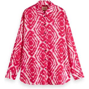 Scotch & Soda Oversized Overhemd Met Lange Mouwen