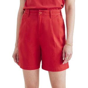 Dockers Pleated Original Shorts Rood 26 Vrouw
