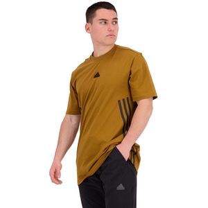 Adidas Fi 3s Short Sleeve T-shirt Bruin M / Regular Man