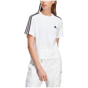 Adidas 3s Cr Short Sleeve T-shirt Wit L Vrouw