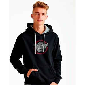 Kruskis Wings Of Road Two Colour Hoodie