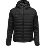 Hummel - hmlNORTH QUILTED HOOD JACKET - Winterjas - Geweven Ripstop - Zwart