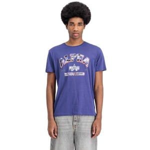 Alpha Industries - College Camo - T-shirt - Korte Mouwen