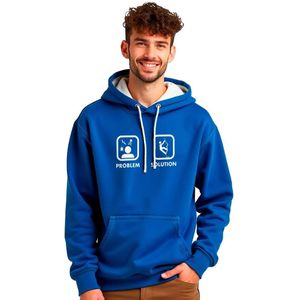 Kruskis Problem Solution Climb Two-colour Hoodie