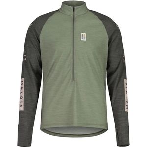 Maloja - Bogonem - Fleece Met Halve Rits - Lichtgewicht - Ademend - Merinowol