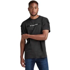 G-star Utility Mix Pocket Loose Short Sleeve T-shirt Zwart XS Man