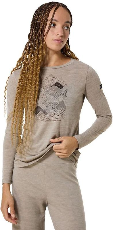 Super.natural - W HILLY LS - T-shirt - Lange Mouwen