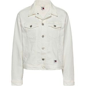 Tommy Jeans Mom Cls Bh6193 Denim Jacket Beige XS Vrouw