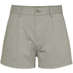 Tommy Jeans Pleated Shorts Beige 28 Vrouw