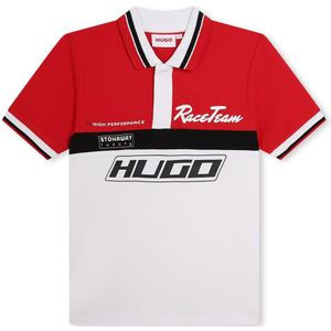 Hugo G00019 Short Sleeve Polo Rood 10 Years